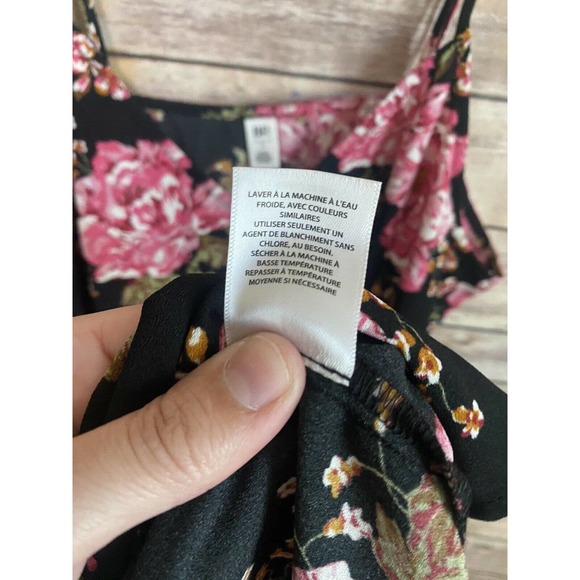 BP Midi Slip Dress Pink Shock Spaced Tea Rose Size Small - Picture 7 of 8